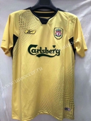 2005 Retro Version Liverpool Away Yellow Thailand Soccer Jersey AAA-905