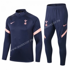 2020-2021 Tottenham Hotspur Royal Blue Thailand Soccer Tracksuit Uniform-411