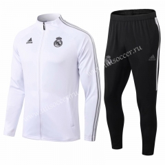 2020-2021 Real Madrid White Thailand Soccer Jacket Uniform-411
