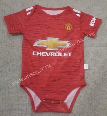 2020-2021 Manchester United Home Red Baby Soccer Uniform