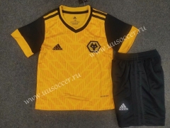 2020-2021 Wolverhampton Wanderers Yellow Soccer Uniform