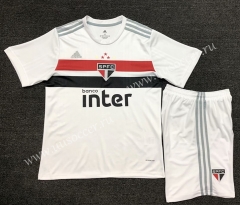 With Adv 2020-2021 São Paulo FC Away White Soccer Uniform