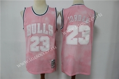 Limited version Printing(yinhua) NBA Chicago Bull Pink #23 Jordan Jersey