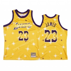 Star Edition NBA Lakers Yellow #23 Jersey