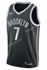 NBA Brooklyn Nets Black #7 Jersey-CS