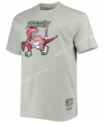 NBA Toronto Raptors Gray Cotton T-shirt