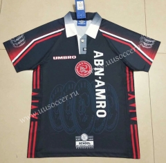 1998 Retro Version Ajax Away Royal Blue Thailand Soccer Jersey AAA