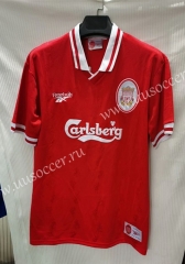 1996-1997 Retro Version Liverpool Home Red Thailand Soccer Jersey AAA
