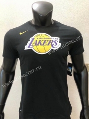 NBA Los Angeles Lakers Black Cotton T-shirt