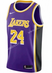 NBA Lakers Purple #24 Jersey-CS