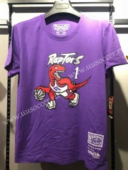 NBA Toronto Raptors Purple #1 Cotton T-shirt
