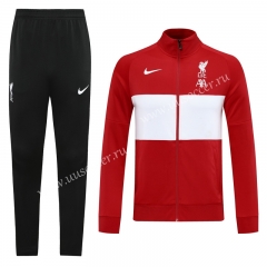 2020-2021 Liverpool Red & White SoccerJacket Uniform