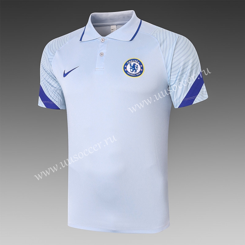 2020-2021 Chelsea Light Gray Thailand Polo Shirts-815,Chelsea
