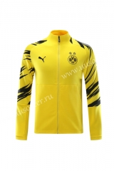 2020-2021 Borussia Dortmund Yellow Traning Soccer Jacket -LH