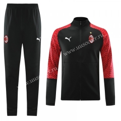 2020-2021 AC Milan Black Traning Thailand Soccer Jacket Uniform-LH