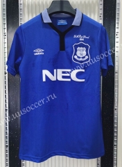 1994-1995 Retro version Everton Home Blue Thailand Soccer Jersey AAA-C1406