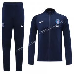 2020-2021 Jordan Paris SG Royal Blue Soccer Jacket Uniform-LH