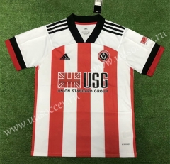 2020-2021 Sheffield Home Red & White Thailand Soccer Jersey AAA