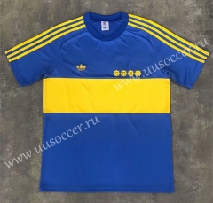 1981 Retro Version Boca Juniors Home Blue & White Thailand Soccer Jersey AAA-SL