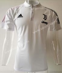 2020-2021 Juventus White Thailand Soccer Polo -sj