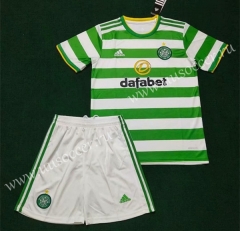 2020-2021 Celtic Home White & Green Soccer Uniform-SKE