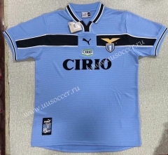 1998-2000 Retro Version Lazio Home Blue & White Thailand Soccer Jersey AAA-C1046