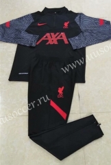 2020-2021 Liverpool Red & Black Thailand Soccer Tracksuit-418