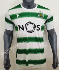 2020-2021 Sporting Clube de Portugal Home White & Green Thailand Soccer Jersey AAA-416