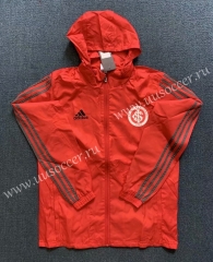 2020-2021 Brazil SC Internacional Red Trench Coats With Hat-WD