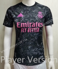 Player Version 2020-2021 Real Madrid 2nd Away Black Thailand Soccer Jersey AAA-807