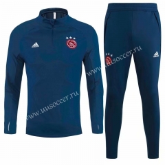 2020-2021 Ajax Blue Thailand Soccer Tracksuit Uniform-GDP
