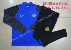 2020-2021 Inter Milan multicolor Blue Thailand Soccer Jacket Uniform-815