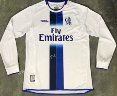 2003-2005 Retro Version Chelsea Away White Thailand LS Soccer Jersey AAA-510