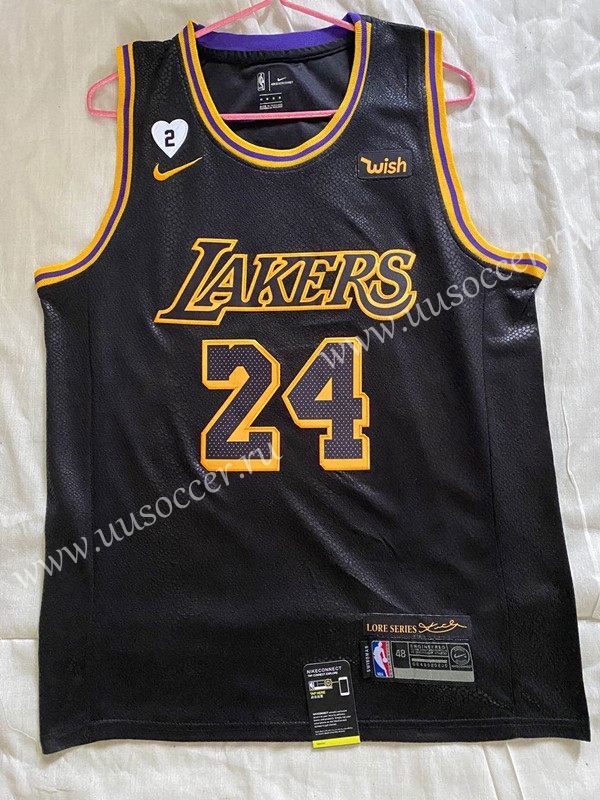 Snake skin Version NBA Lakers Black #24 Jersey,Los Angeles Lakers