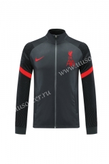 2020-2021 Livepoor Black & Gray Traning Soccer Jacket -LH