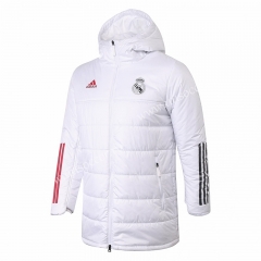 2020-2021 Real Madrid White Cotton With Hat Uniform-815