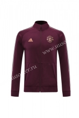 2020-2021 Manchester United Maroon Thailand Soccer Jacket Top-LH