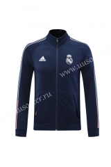 2020-2021 Real Madrid Royal Blue Thailand Soccer Jacket-LH
