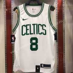 Retro Version NBA Boston Celtics White #8 Jersey-311