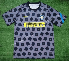 2020-2021 Inter Milan Blue &Black Thailand Soccer Training Jersey AAA-416