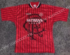 94-95 Retro Version Rangers Away Red Thailand Soccer Jersey AAA-503