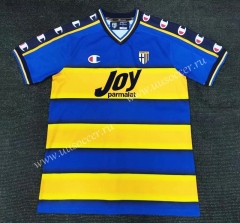 02-03 Retro Version Parma Calcio 1913 Home Yellow & Blue Thailand Soccer Jersey AAA-416