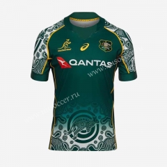 2020-2021 Australia Away Green Rugby Shirt