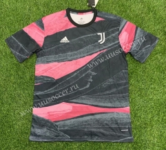 2020-2021 Juventus Black & Pink Thailand Soccer Training Jersey-407
