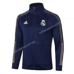 2020-2021 Real Madrid Royal Blue Thailand Soccer Jacket -815