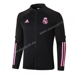 2020-2021 Real Madrid Black Soccer Jacket -815