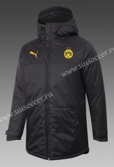 2020-2021 Borussia Dortmund Black Thailand Coat With Hat-815