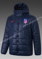 2020-2021 Atletico Madrid Royal Blue Thailand Soccer Coat With Hat-815
