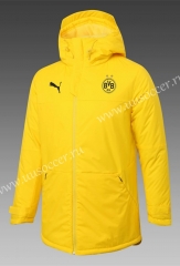 2020-2021 Borussia Dortmund Yellow Thailand Coat With Hat-815