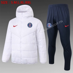 2020-2021 Jordan Paris SG White Cotton Uniform With Hat-815